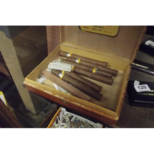119 - Six Cohiba Cuban cigars, with box.