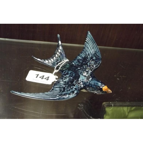 144 - Beswick Swallow wall plaque, no. 757-1.