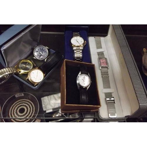 150 - Various gents wristwatches.