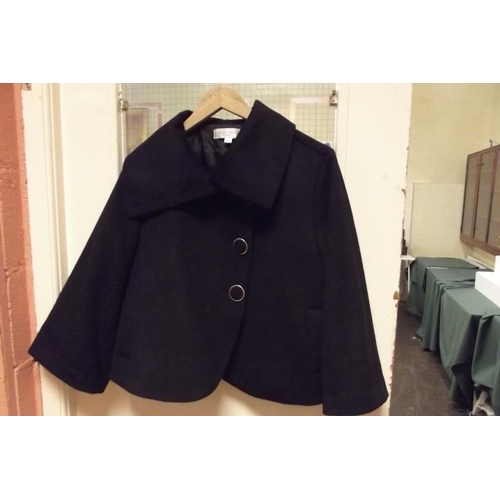 335 - Edina Ronay black wool jacket.