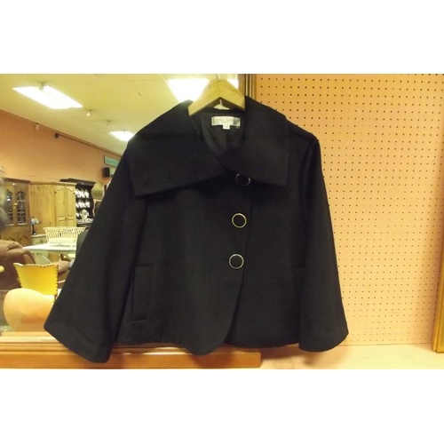 335 - Edina Ronay black wool jacket.