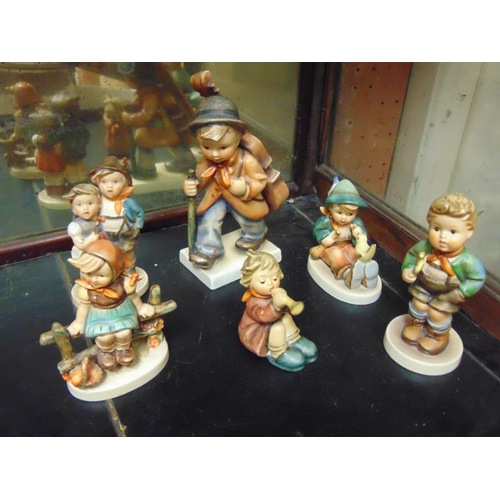 117 - Six Hummel figures.