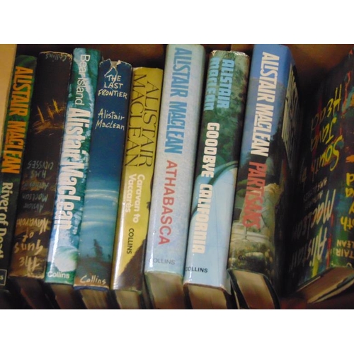 30 - Quantity of Alistair Maclean novels, mainly first editions.