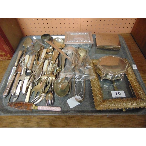 70 - Quantity of cutlery, etc.