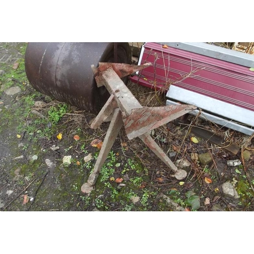 60 - A cement mixer with stand.