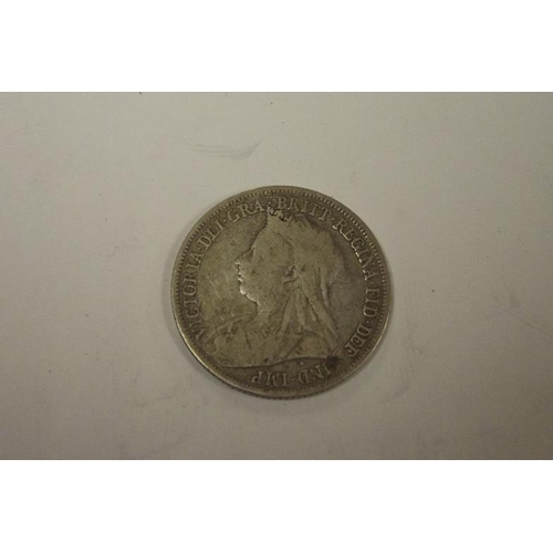 114 - Victorian silver Shilling 1898.