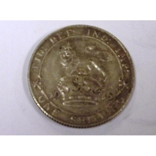 118 - George V silver Shilling 1915.