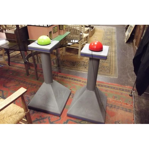 358 - Pair of game show 'Voting Pedestals'