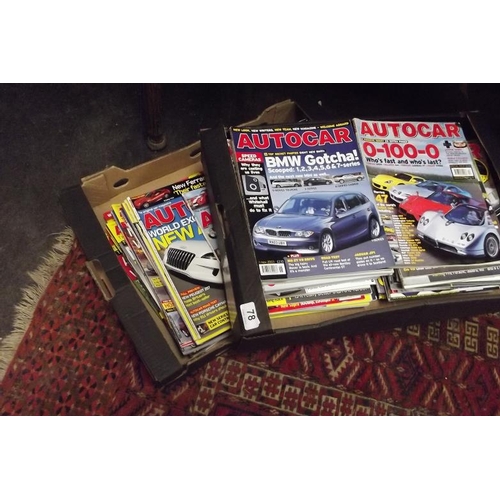 78 - Quantity of Autocar magazines.