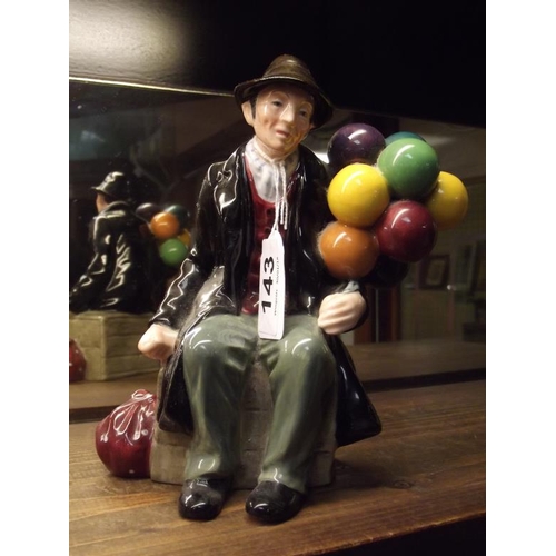 143 - Royal Doulton figure, The Balloon Man, HN 1954.