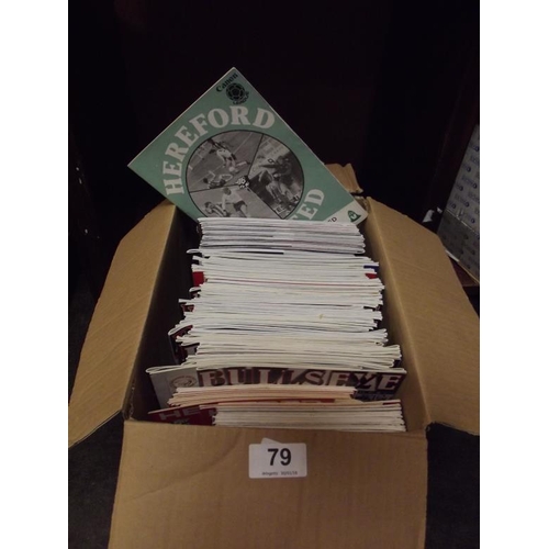 79 - Quantity of Hereford F. C. programmes.