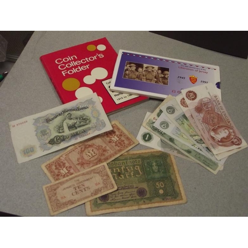 148 - Various banknotes, etc.