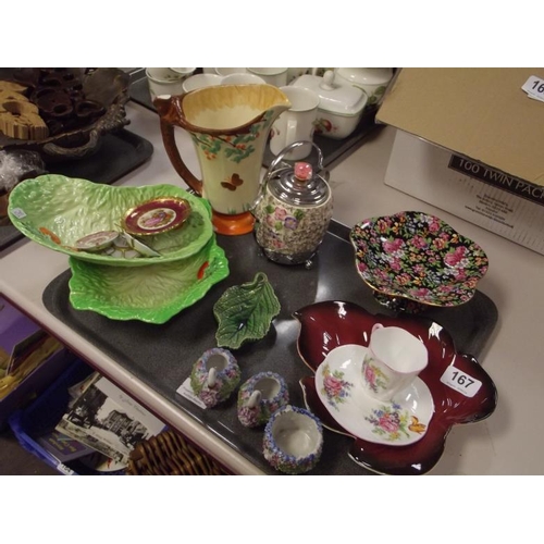 167 - Carlton Ware/Beswick dishes, etc.