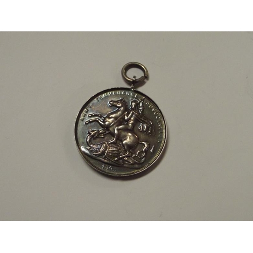 56 - Victorian silver Temperance Medal, circa 1893.