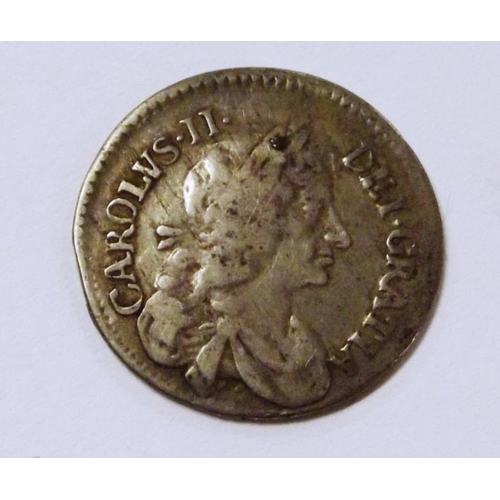 29 - Silver Maundy Charles II Fourpence 1681.