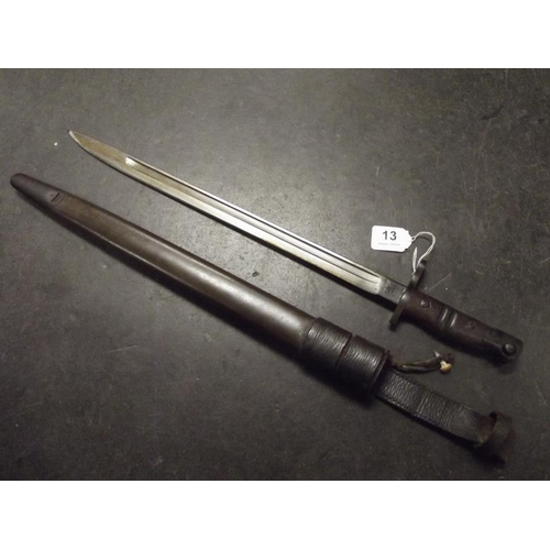 13 - Similar bayonet.