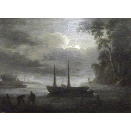 101 - Attributed to Francis Swaine (British 1725 - 1782), pair of oil paintings on board - Fisherman unloa... 