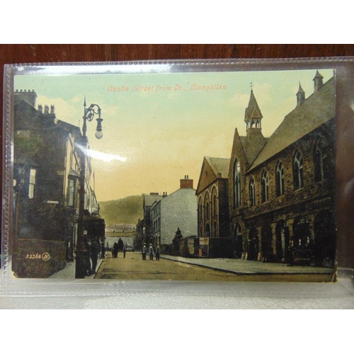 172 - Good collection of antique / vintage postcards, Wrexham, Llangollen, Chirk and Corwen.