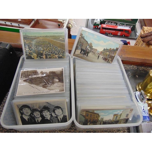 5 - Large collection of antique/vintage postcards.