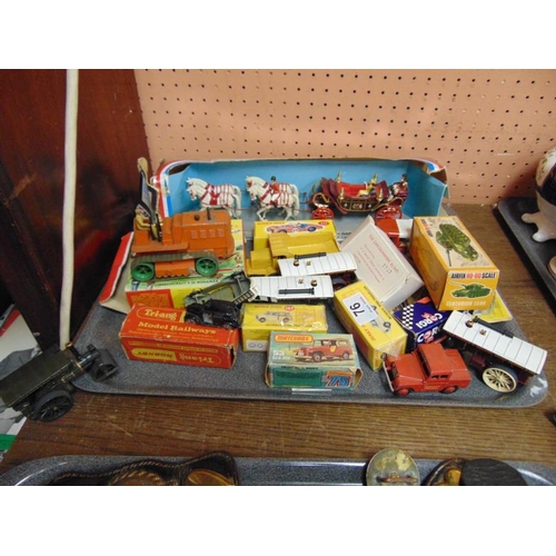 76 - Various collectable scale model vehicles, Dinky, Airfix, Matchbox, etc.