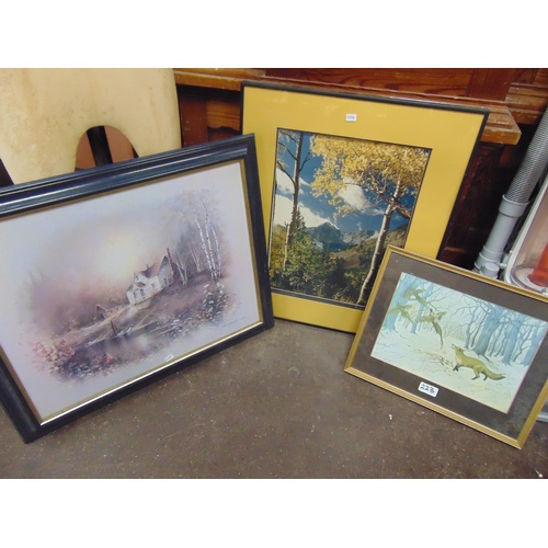 223 - Three framed prints.