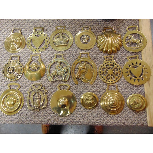 2 - Collection of horse brasses.