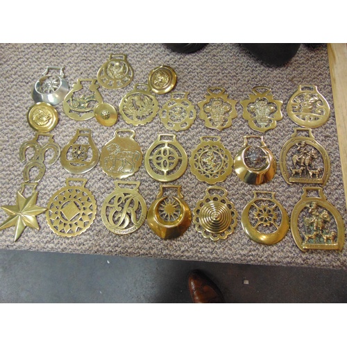 2 - Collection of horse brasses.