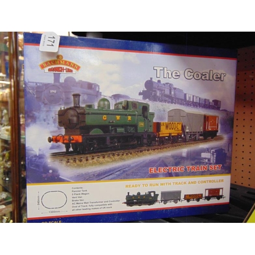 171 - Boxed as new  Bachmann 00 scale Branch line electric train set.