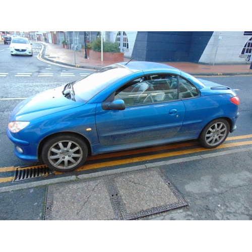 200 - Peugeot 206 two door coupe cabriolet 2006 , 90,073 miles.