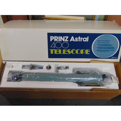 48 - Prinz Astral 400 telescope, in box.