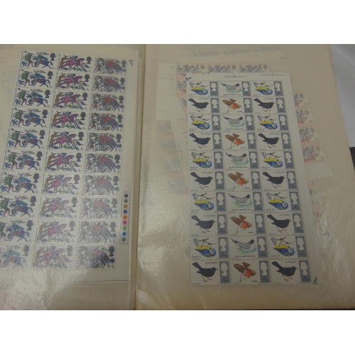 144 - Collection of block mint stamps from 1966 incl. England World Cup Winners.