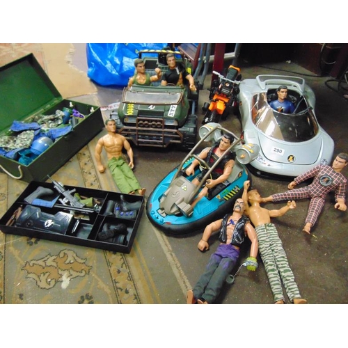 290 - Various Action figures, accessories etc