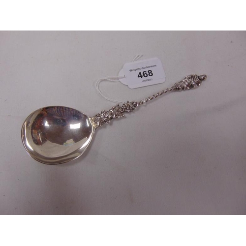 468 - Silver Apostle spoon, maker James Deakin & Sons, Sheffield 1895, 1.3onzs.