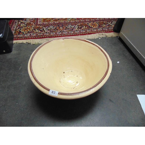 83 - Circular Buckley Ware pot, 18