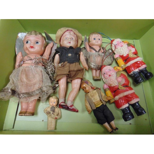 109 - Vintage celluloid dolls etc.