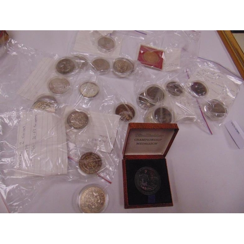 50 - Various mint commemorative coins etc (as listed).