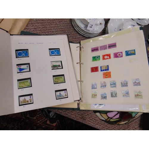 73 - Stamp collection.