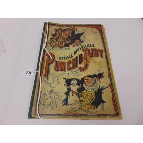 85 - One antique volume, Royal Moveable Punch & Judy, published by Dean & Son, London.