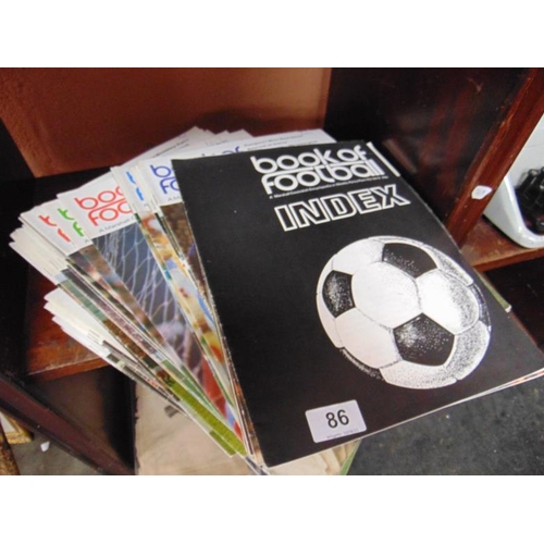 86 - Large quantity of editions, The Book of Football.
