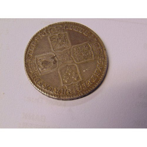 27 - George II Lima Halfcrown, 1745.