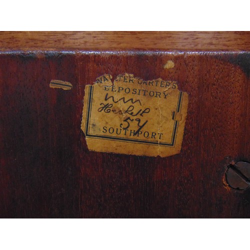 345 - 19th century oak extending dining table, oval ends, on five fluted turned supports and castors, with... 