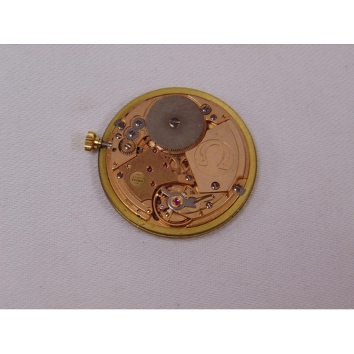 17 - Omega Geneve manual wind wristwatch movement and dial, 30 mm dia.