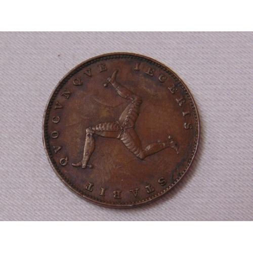 32 - Queen Victoria 1839 Isle of Man Farthing.