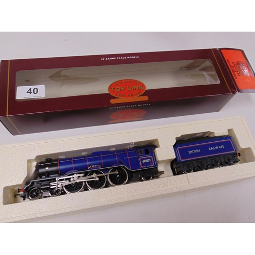 40 - Hornby Railways Top Link Limited Edition R. 140 BR A3 Class Tranquil, boxed.