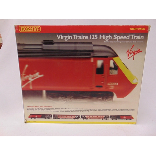 43 - Hornby Train Pack R 2045 Virgin Trains 125 High Speed Train, HST power car, dummy power car and two ... 