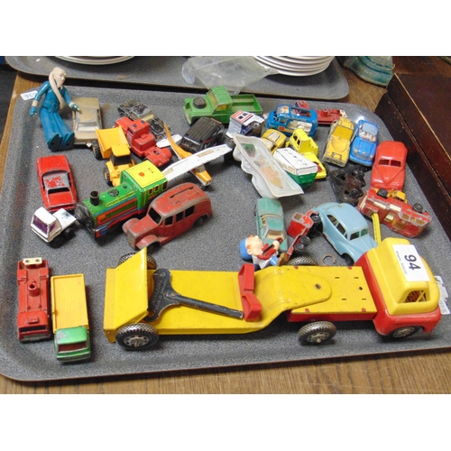 94 - Various scale model vehicles.