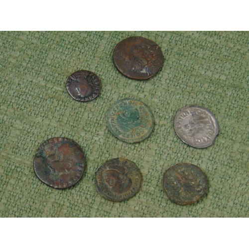 128 - Collection of seven Roman coins.