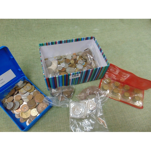 164 - Collection of pre-decimal coins.