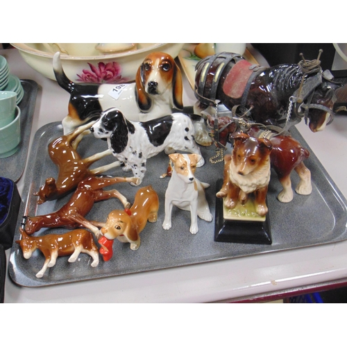 198 - Collection of ceramic animal figures.