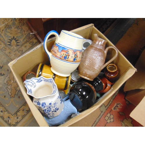 223 - Box of pottery.